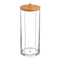 Dispenser Ballete Wattenschijfjes Bamboe 7,3 x 18,5 cm
