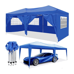 Pergola Staal 600 x 300 x 260 cm Blauw