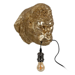 Wandlamp Gouden Hars A 40 W Gorilla 220-240 V 32 x 28 x 23,5 cm