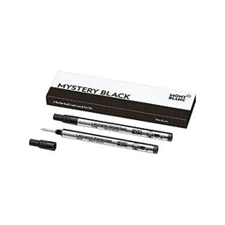 Navulling voor balpen Montblanc 128225 Zwart (2 Stuks)