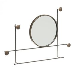 Wandkapstok 84,5 x 8 x 58,5 cm Metaal