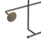 Wandkapstok 84,5 x 8 x 58,5 cm Metaal