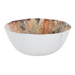 Middenstuk Zalm Kristal 28 x 28 x 12 cm