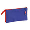 Pennenetui met 3 vakken Atlético Madrid Rood Marineblauw (22 x 12 x 3 cm)