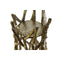 Kaarshouder DKD Home Decor Gouden Aluminium 13 x 13 x 23 cm