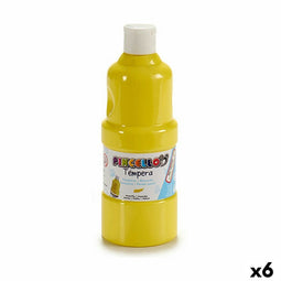 Tempera Geel 400 ml (6 Stuks)