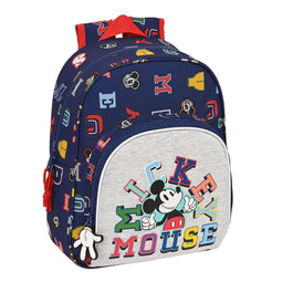 Kinderrugzak Mickey Mouse Clubhouse Only one Marineblauw (28 x 34 x 10 cm)