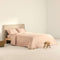 Noorse hoes Terracota Roze 220 x 220 cm
