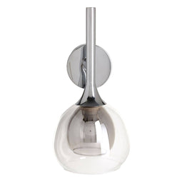 Muurlamp Kristal Grijs Metaal 19 x 19 x 30 cm