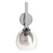 Muurlamp Kristal Grijs Metaal 19 x 19 x 30 cm