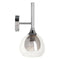 Muurlamp Kristal Grijs Metaal 19 x 19 x 30 cm