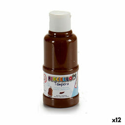 Tempera Bruin (120 ml) (12 Stuks)