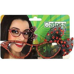 Bril Rood Helder Lasso