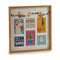 Muurfotlijst Kwastjes Lama Multicolour Hout 40,5 x 3 x 40,5 cm (6 Stuks)