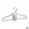 Kledinghangers Ruth Dem Ruth Kristal 6 Onderdelen 43 x 22 x 4,5 cm (12 Stuks)
