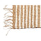 Tapijt Wit Natuurlijk Strepen 60 x 1 x 90 cm (12 Stuks)