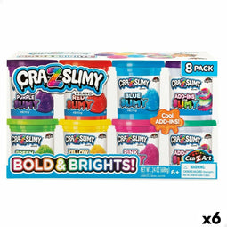 Vaardigheidsspel Cra-Z-Art Bold&Brights Slime (6 Stuks)