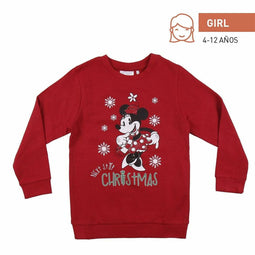Kindersweater zonder Capuchon Mickey Mouse Rood Maat 6 Jaar