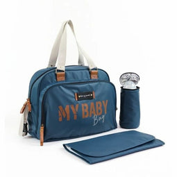 Luiertas Baby on Board Simply Blauw
