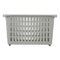 Veelzijdige mand Met wieltjes Grijs Plastic 17,5 x 26 x 46 cm (12 Stuks)