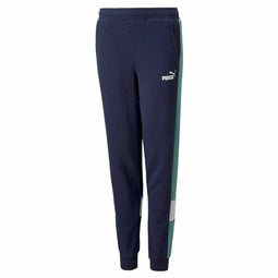 Kindertrainingspak Broek Puma Essential+ Colorblock B Donkerblauw Maat 13-14 Jaar