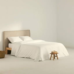 Noorse hoes Terracota Wit 155 x 220 cm