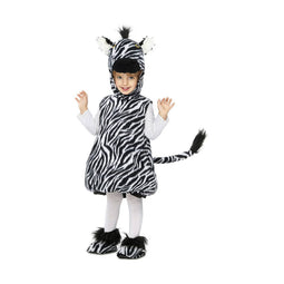 Kostuums voor Kinderen My Other Me Zebra (4 Onderdelen) Maat 5-6 Jaar