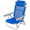 Klapstoel met Hoofdsteun Aktive Gomera Blauw 48 x 84 x 46 cm (2 Stuks)