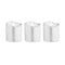 Kaarsenset LED Zilverkleurig 3,7 x 3,7 x 5 cm (12 Stuks)