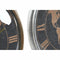 Muurklok DKD Home Decor 46 x 6,5 x 46 cm Kristal Zilverkleurig Zwart Gouden Bruin Ijzer Wereldkaa...
