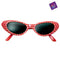 Zonnebril My Other Me Rood Één maat Jaren 50