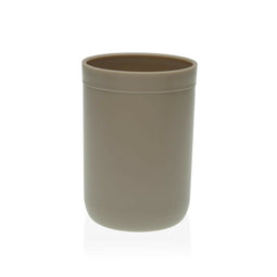 Tandenborstelhouder Versa Elisa Beige Polypropyleen (7,5 x 11 x 7,5 cm)