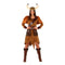 Kostuums voor Volwassenen 114012 Bruin (3 pcs) Viking Vrouw Maat XS/S