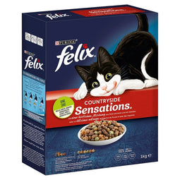 PURINA Felix Countryside Sensations Beef - droog kattenvoer - 1kg