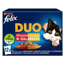 Felix Fantastic Duo Land smaken met rundvlees en gevogelte, kip, Tzatziki, lam, kalfsvlees, kalko...