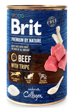 BRIT Premium by Nature Beef with tripe - nat hondenvoer - 400 g