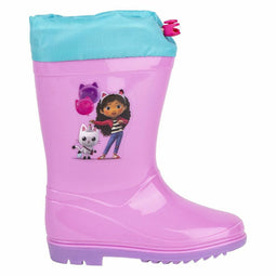 Kinderregenlaarzen Gabby's Dollhouse Roze Schoenmaat 24