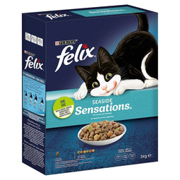 PURINA Felix Seaside Sensations Salmon - droog kattenvoer - 1kg