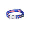 Hondenhalsband Red Dingo STYLE US FLAG 31-47 cm
