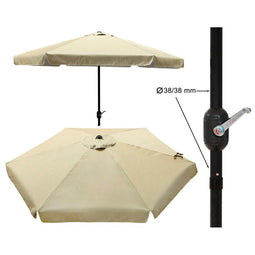 Parasoll Beige 300 cm
