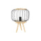 Bureaulamp DKD Home Decor Zwart Bruin 220 V 50 W (29 x 29 x 38 cm)