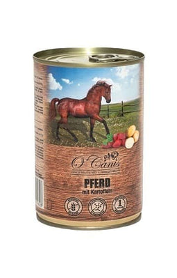 O'CANIS hondenvoer in blik - natvoer - paardenvlees met aardappel - 400 g