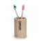 Tandenborstelhouder Tumbler Beige Hars 7,5 x 10,5 x 7,5 cm (12 Stuks)