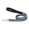 Hondenriem Red Dingo STYLE MODERN ON COOL GREY 15mm x 120 cm