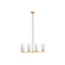 Plafondlamp DKD Home Decor Gouden Wit (67 x 14 x 22 cm)