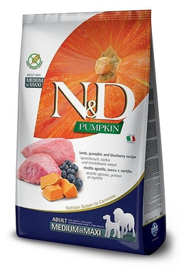 Farmina Pet Food 8010276033369 droogvoer voor hond 12 kg Volwassen Bosbes, Lam, Pompoen