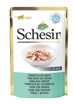 SCHESIR in jelly Tuna with sea bream - nat kattenvoer - 50 g
