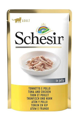 SCHESIR in jelly Tuna with chicken - nat kattenvoer - 85 g