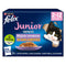 Felix Fantastic Jellied Kittenvoer Rund, Kip, Zalm, Sardine - 12x 85 g