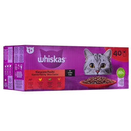 WHISKAS Classic meals in sauce - nat kattenvoer - 40x85 g